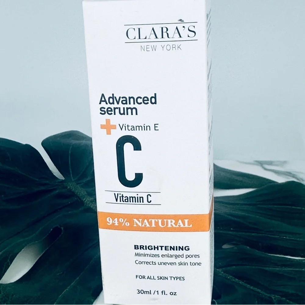 Clara's New York Brightening Vitamin C Serum 94% Natural